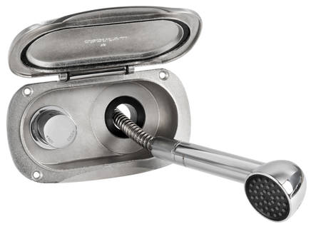 Osculati Elissa deck shower w/Keji mixer SS hose 2.5m - Veneen suihkut ja sekoittimet - M15-324-30 - 1