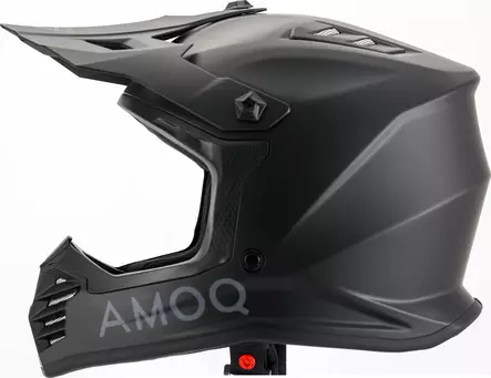 Lasten crossikypärä AMOQ Meteor V2 MX Blackout - Lasten crossikypärät - 645-25160400 - 2