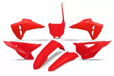 UFO Muovisarja 5-osainen Punainen CRF250R 25–, CRF450R 25–.. - Crossipyörän muovisarjat - 650-K127-070 - 1