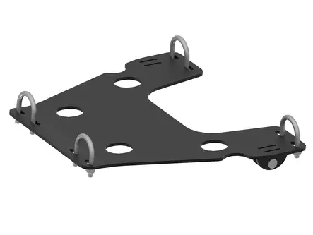 Keskikiinnitteinen puskulevyn kiinnikesarja Loncin XWolf 700/Goes XWolf 700 - Mönkijän puskulevyn kiinnikesarjat - 0314100 - 1