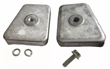 Perf metals anodi, Gearcase Johnson/Evin - Veneen anodit - 126-1-003940 - 1