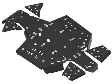 Pohjapanssarisarja CanAm G3 Outlander 500 & 700 MAX (2023+), muovi - Mönkijän muoviset pohjapanssarit - 0233800 - 2