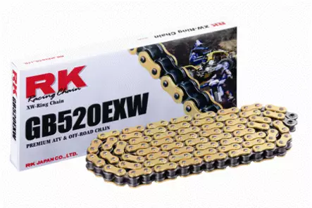 RK GB520EXW XW-rengasketju Atv/Offroad +CL (Jousil.) - Crossipyörän ketjut - 282-520201-100 - 1