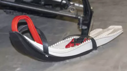 SLP Ski Slips 22" Suksimuovi Musta (Pari) - Moottorikelkan sukset - 662-2240 - 1