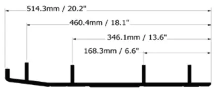 Sno-X Defender ohjausrautapari, Arctic Cat - Moottorikelkan ohjausraudat - 881-0120 - 3