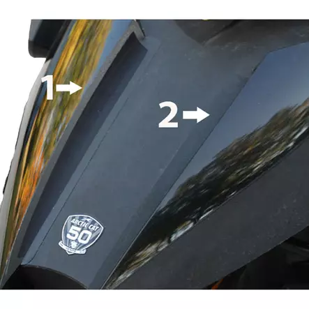 SPI Frogzskin Inner Hood Kit, Arctic Cat, 2kpl - Moottorikelkan ilmastointikalvot - 823-F0110 - 1