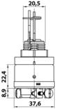 Virtalukko JOHN/EVIN - Veneen CDI-laitteet - M52-965-00 - 2