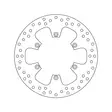 Brembo Jarrulevy Serie Oro - Moottoripyörän jarrulevyt - 232-68B407F0 - 1