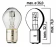 Flösser 12V 45/40W BA20d - Polttimot - 12-24540 - 1