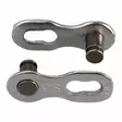 Ketjulukko kmc missinglink 9r silver ept, 11/128", tappi 6.6mm, 2kpl/pkt - Ketjut 9-vaihteisiin - C09EPTR00 - 2