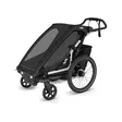 Lastenkuljetusperäkärry THULE Chariot Sport 2 single, musta - Polkupyörän lastenistuimet ja kärryt - 10201030 - 3