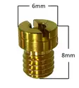 Pääsuutin, # 120 , Pyöreä pieni, M5, Yht - Mopon suuttimet - 302-0303-120 - 1