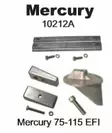 Perf metals anodisarja Mercury - Veneen anodit - 126-1-102120 - 1