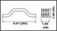 Perf metals anodisarja Yamaha 200-300HP 4-Stroke - Veneen anodit - 126-1-104940 - 3