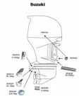 Perf metals anodi, Trim Tab Suzuki - Veneen anodit - 126-1-003510 - 1