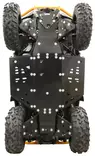 Pohjapanssarisarja CanAm Outlander 850/1000 MAX G3 (2025+), muovi - Mönkijän muoviset pohjapanssarit - 0233400 - 1