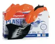 Polisport plastic kit SX/SXF 19- Musta - Crossipyörän muovisarjat - 178-90810 - 1