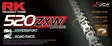 RK 520ZXW XW-rengasketju +CLF (niittil.) - Moottoripyörän ketjut - 282-520330-120 - 1