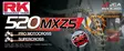 RK RR520MXZ5 Offroad Pro ketju Punainen - Moottoripyörän ketjut - 282-520162-120 - 1