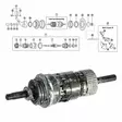 Shimano 3-v (sg-3c41), sisäkokoonpanosarja - Polkupyörän takanapa Shimano 3-v - 64300 - 1