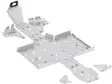 Skid plate full set (aluminium): ODES 650 L / 850 L / 1000 L - Mönkijän alumiiniset pohjapanssarit - 0228100 - 3