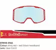 Spect Red Bull Strive MX Goggles Single lens Red/Black clear - Ajolasien linssit - 674-220110 - 0