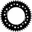 Supersprox Stealth Takaratas Musta - Moottoripyörän takarattaat - 272-990-RST-45-0 - 2