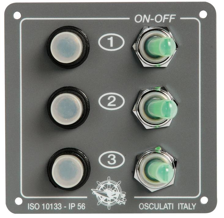 Katkaisija paneli - Veneen sulake- ja sähköpaneelit - M14-800-00 - 1