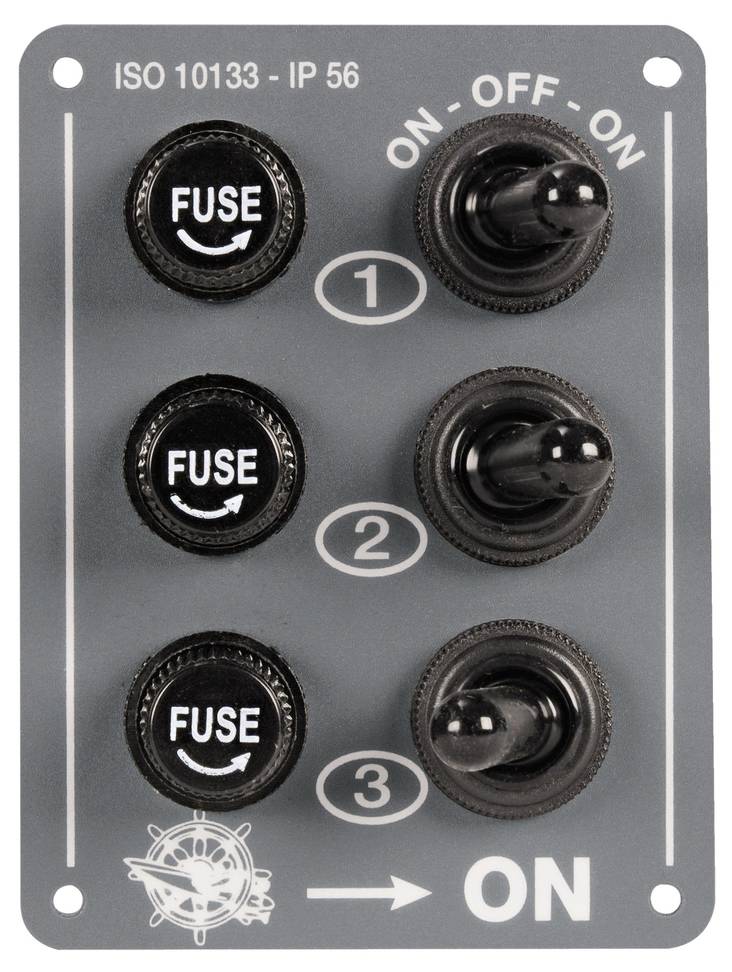 Katkaisija paneli - Veneen sulake- ja sähköpaneelit - M14-801-00 - 1