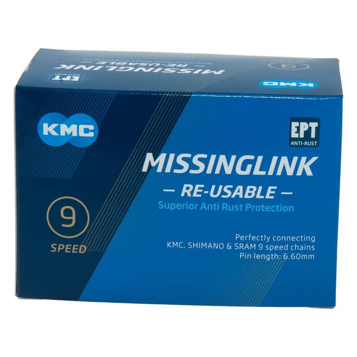 Ketjulukko KMC 9R EPT Silver, 11/128", 40 kpl/ ltk - Vakio ketjut - WC09EPTR0 - 2