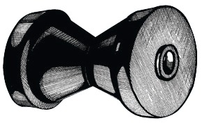 Kölirulla 130mm x 16mm - Veneen traileritarvikkeet - M02-003-00 - 1