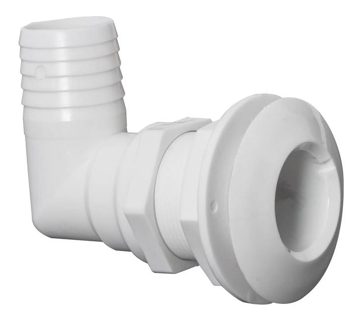 Läpivienti 90° muovi11/2x38 - Veneen läpivienti - M17-395-20 - 1