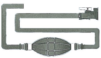 OSculati, polttoaineletku+liitin OMC - Veneen polttoaineletkut - M52-731-70 - 1