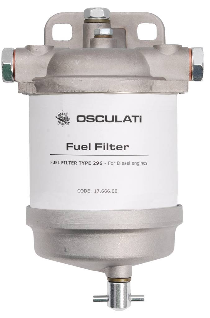 Osculati Diesel suodatin CAV 296 w/water drain - Veneen polttoainetarvikkeet - M17-666-00 - 1