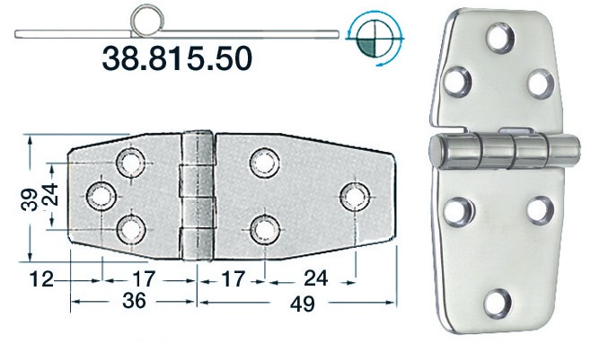S.S Sarana - Veneen kansihelat ja tarvikkeet - M38-815-50 - 1