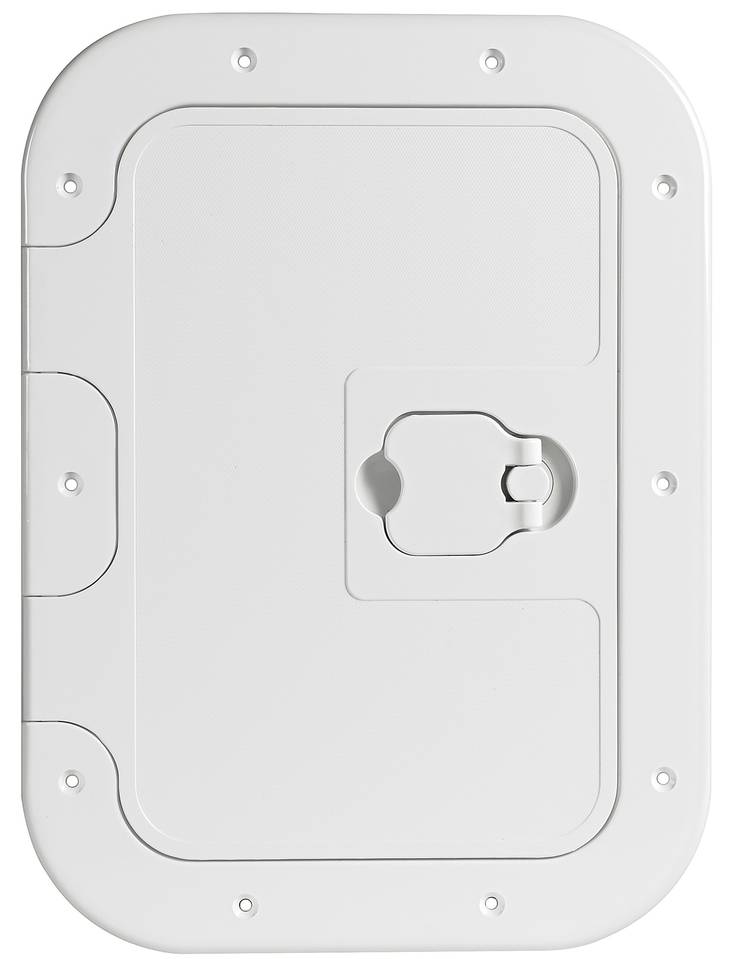 Tarkistusluukku valkoinen 280x380mm - Veneen luukut ja lokerot - M20-301-00 - 1