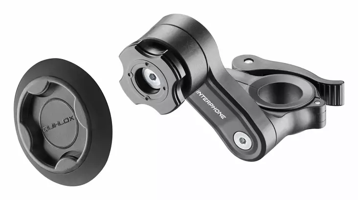 Quiklox adhesive pad + handlebar mount - Älypuhelin- ja tablettitarvikkeet - 297-2390 - 1