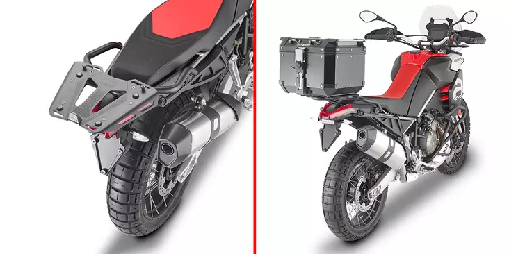 Givi peräteline Aprilia Tuareg 660 (21) - Moottoripyörän laukkujen kiinnikesarjat - 322-SR6710 - 1
