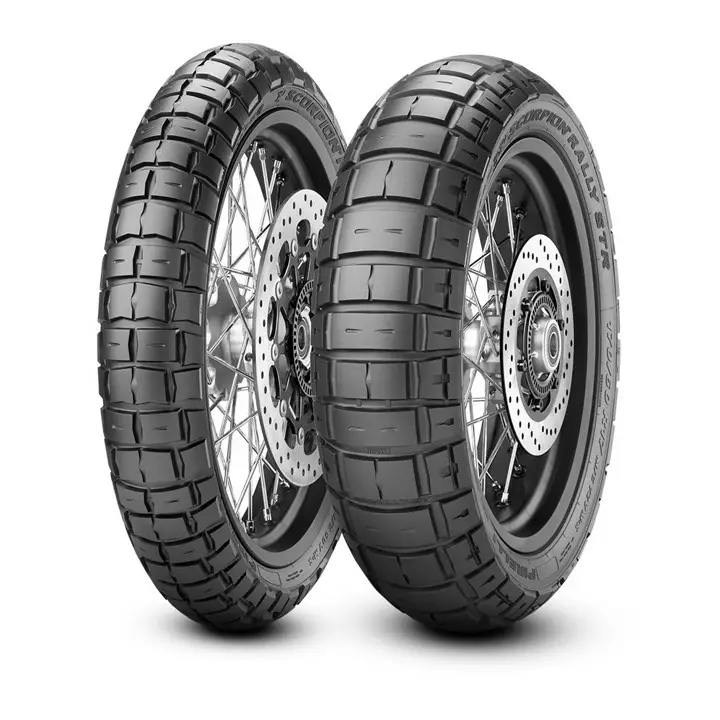 Pirelli Scorpion Rally STR 110/80 R 19 M - Moottoripyörän Pirelli renkaat - 53-4574400 - 1