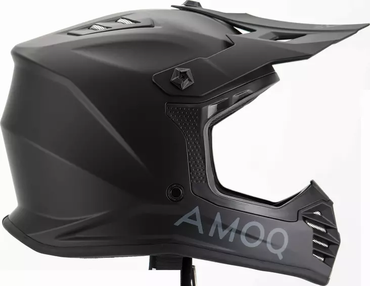Lasten crossikypärä AMOQ Meteor V2 MX Blackout - Lasten crossikypärät - 645-25160400 - 1