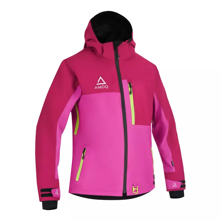 AMOQ Dynamic naisten vuorollinen kelkkatakki, fuchsia/pinkki - Kelkkatakit - 645-26050260 - 1