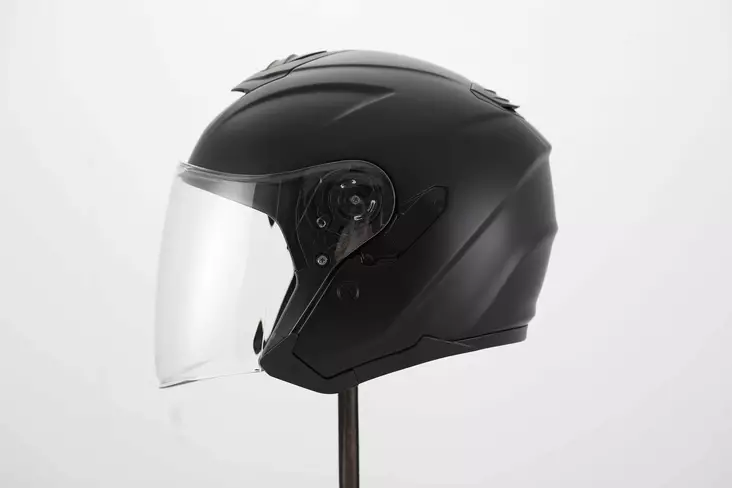 MP-kypärä APEX JT300, mattamusta - Avattavat- ja avokypärät - 700-25080 - 1