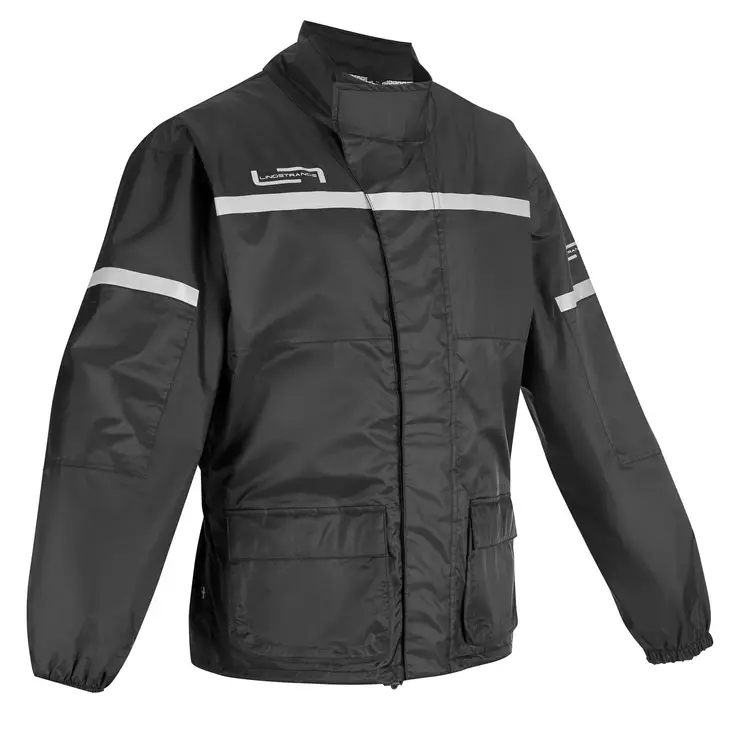 Sadetakkii Lindstrands Sidvallen, musta - MP sadeasut - 720-24131100 - 1