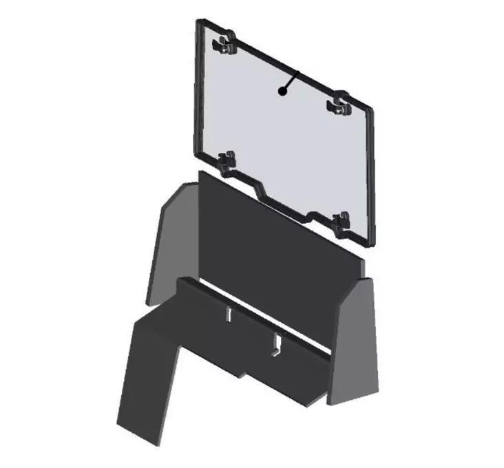 DFK Takapaneeli Premium Polaris Ranger X - DFK lämpöhyttien varaosat - 723-32S12U10S20 - 1