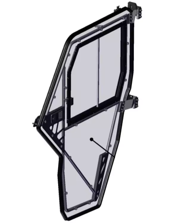 DFK Ovi Premium kokoonpano Vasen Can-Am - DFK lämpöhytit - 723-52S03U08S40 - 1