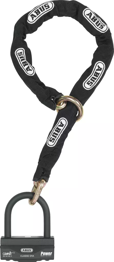 ABUS Granit 58/140HBIII100 + 12KS120 black loop - Levyjarrulukot ja ketjulukot - 49-32870 - 1