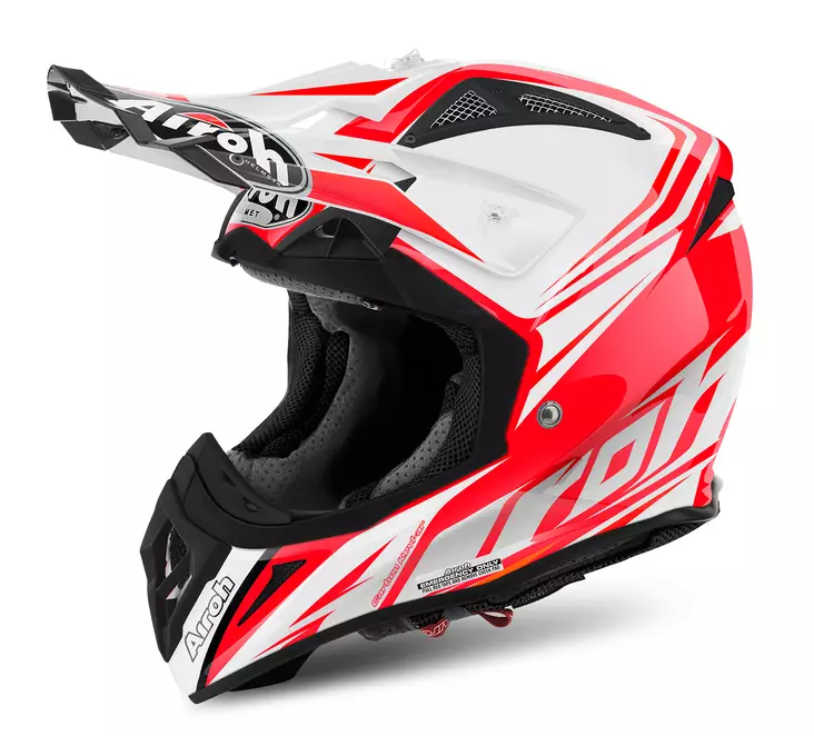 Airoh Kypärä Aviator 2.2 Ready punainen kiiltävä - Crossikypärät - 57-7005-0 - 2