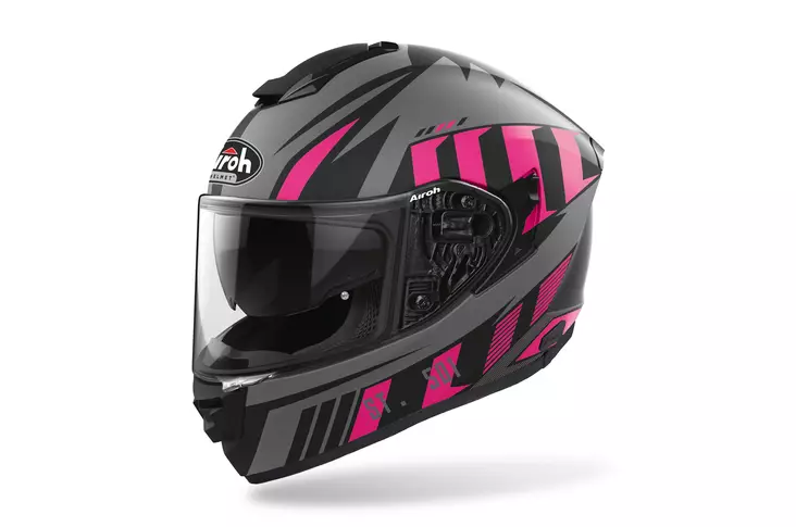 Airoh Kypärä ST501 Blade pinkki matta - Umpikypärät - 57-20910-0 - 1