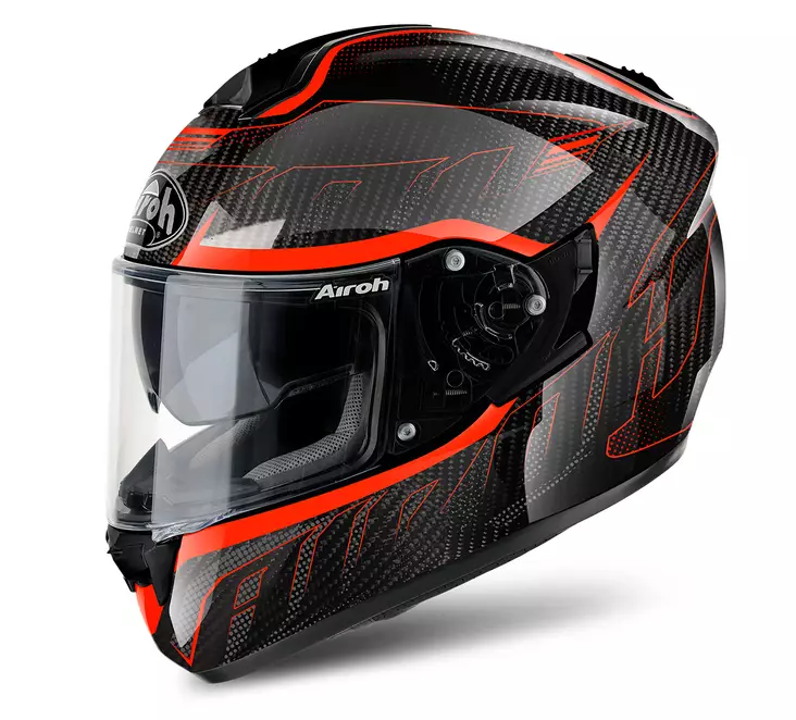 Airoh Kypärä ST 701 Shade full carbon oranssi kiiltävä - Umpikypärät - 57-7084-0 - 1