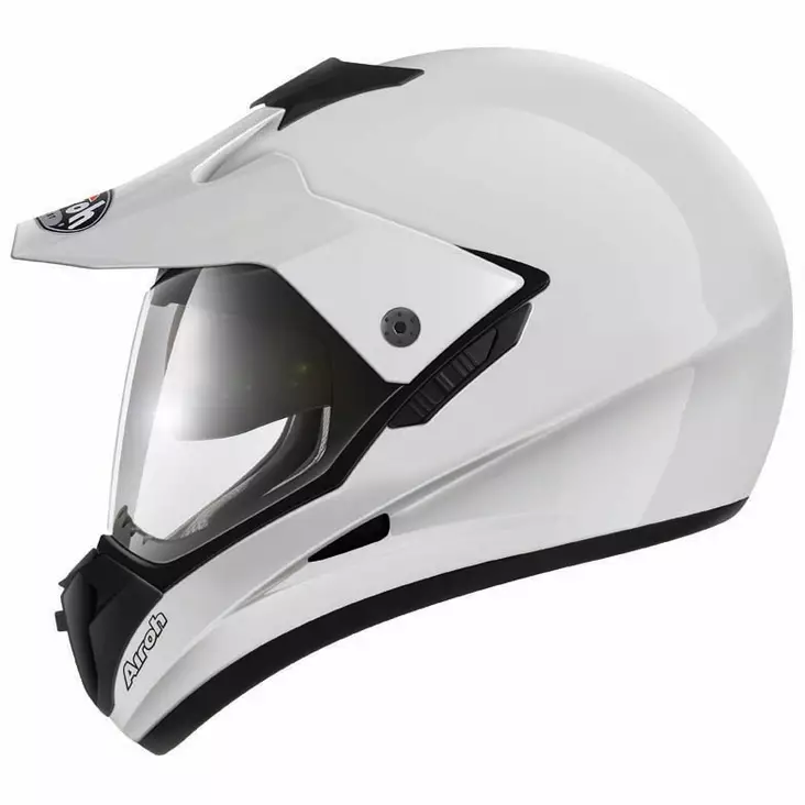 Airoh S5 kypärä, kiiltävä valkoinen - Crossikypärät - 57-4035-0 - 2